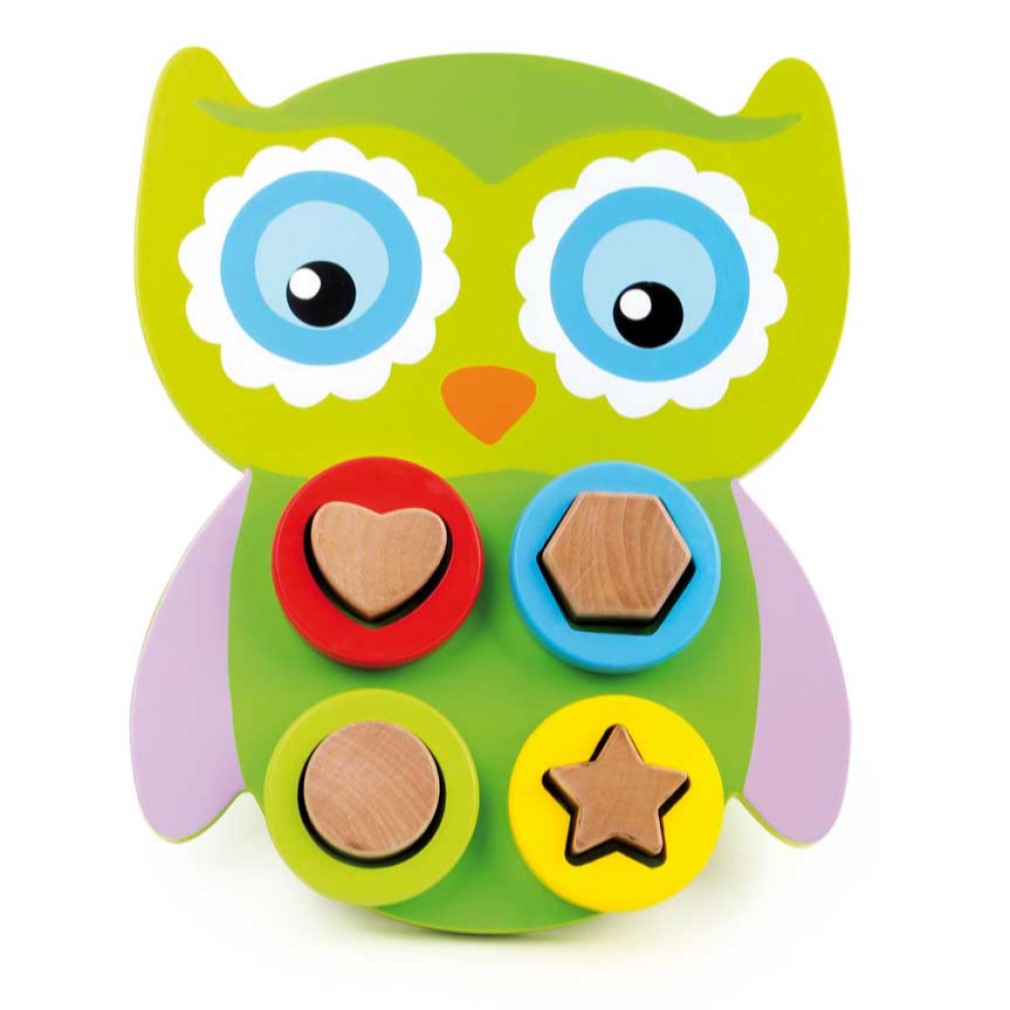 Small foot Steckpuzzle Eule aus Holz