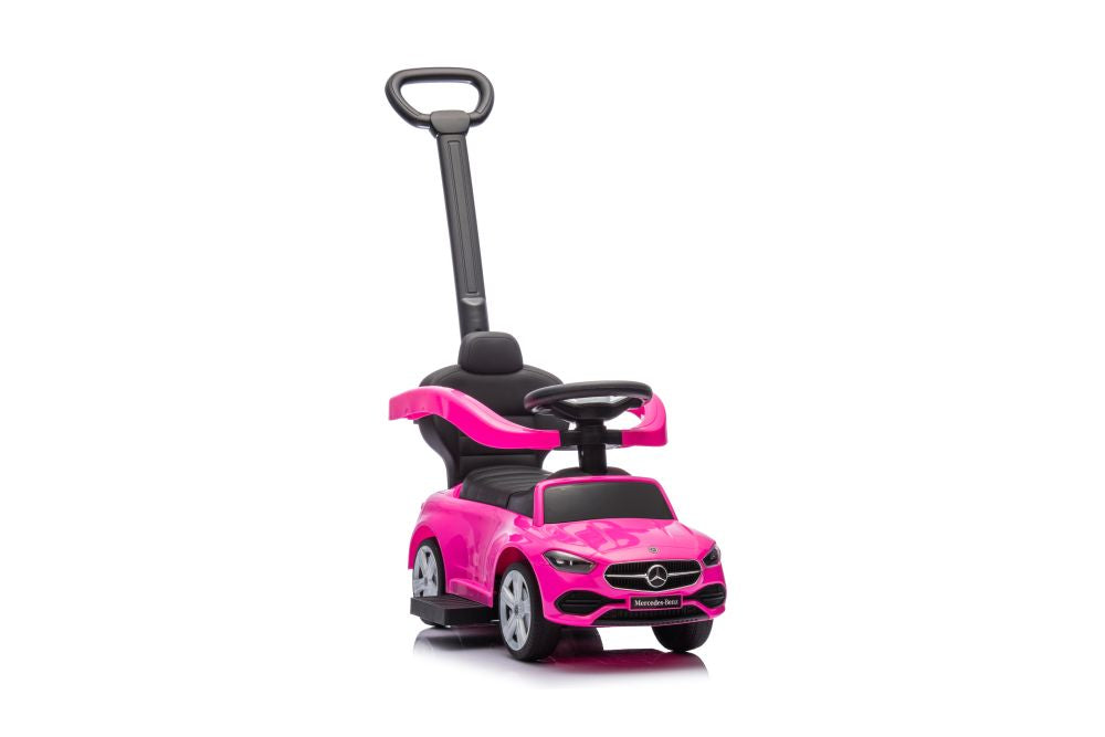 LEAN Toys Rutschauto mit Schieber Mercedes 3in1 Pink
