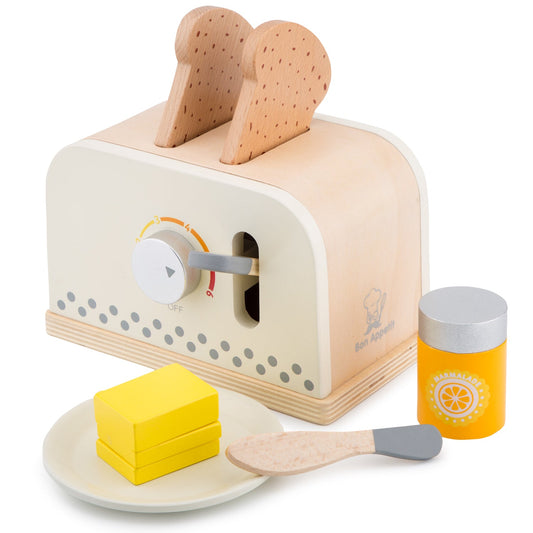 New Classic Toys Toaster mit Zubehör - creme