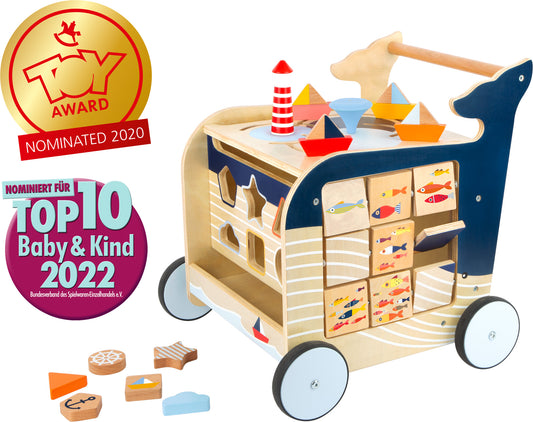 Small Foot Lauflernwagen Wal