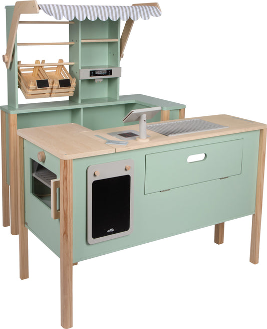 Small Foot Kaufladen und Kinderküche Salbeigrün „fresh“