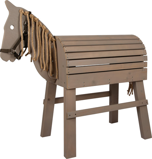 Small Foot Holzpferd grau