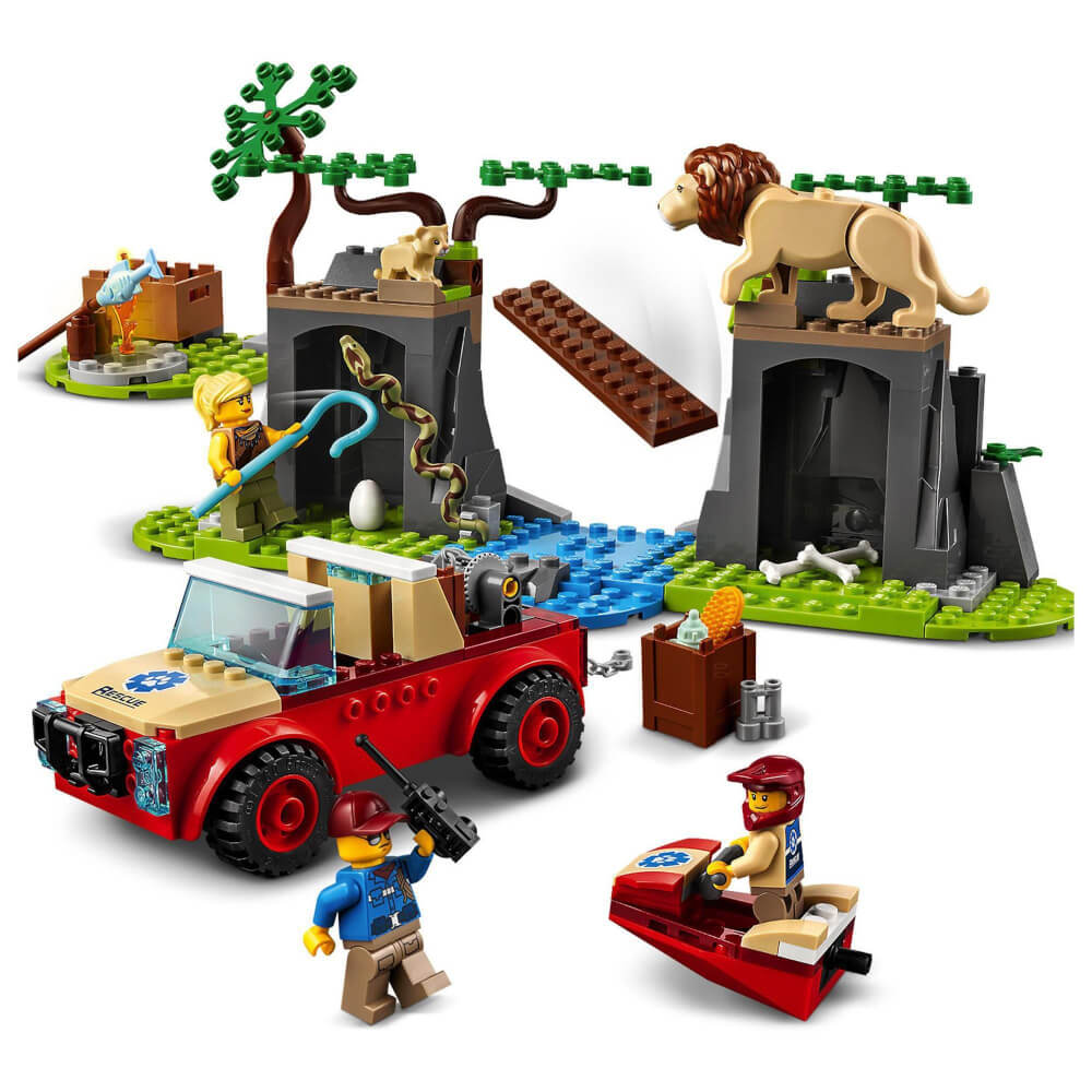 LEGO City 60301 - Tierrettungs-Geländewagen (157 Teile)