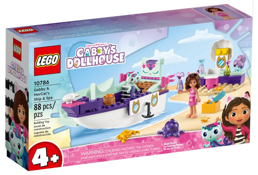 LEGO 10786 - Gabby's Dollhouse Meerkätzchens Schiff und Spa (88 Teile)