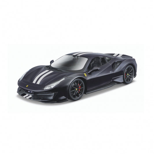 Bburago 18-26026B - 1:24 Race & Play Ferrari 488 Pista blau - Modellauto