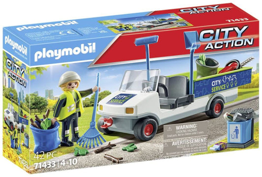 PLAYMOBIL 71433 - City Action - Stadtreinigung mit E-Fahrzeug