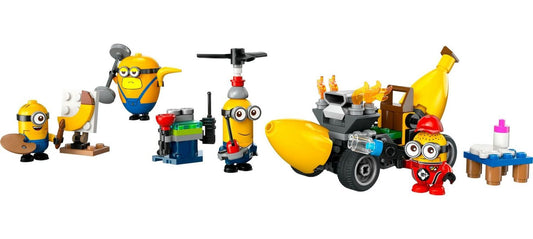 LEGO Minions Despicable 4 75580 - Minions und das Bananen Auto (136 Teile)