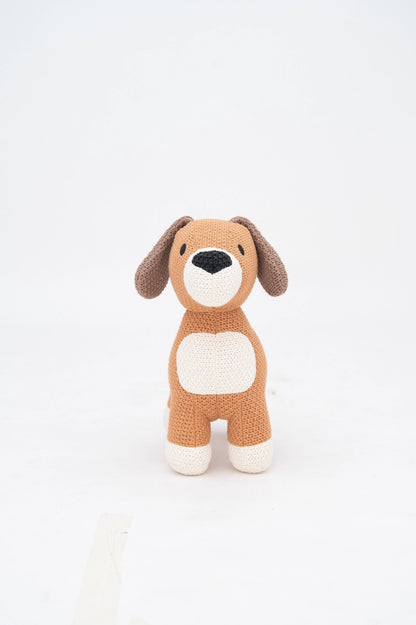 Crochetts Plüsch-Hund | 100% Baumwolle