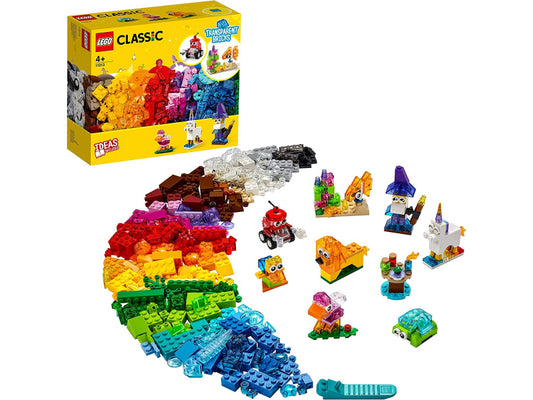 LEGO Classic - Kreativ-Bauset mit durchsichtigen Steinen. 500 Teile (11013)