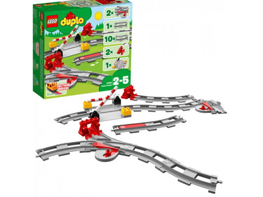 LEGO duplo - Eisenbahn Schienen. 23 Teile (10882)
