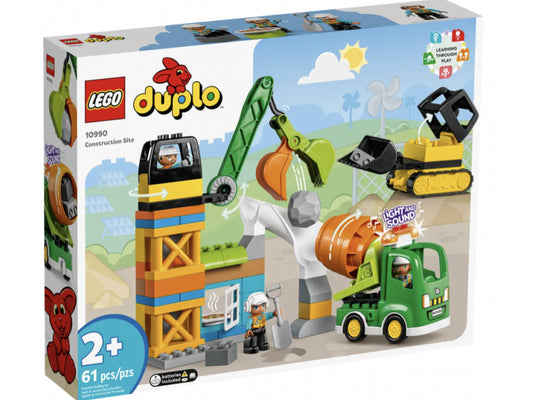 LEGO duplo - Baustelle mit Baufahrzeugen (10990)