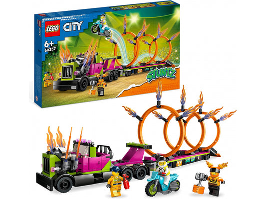 LEGO City - Stunttruck m, Feuerreifen-Chal (60357)