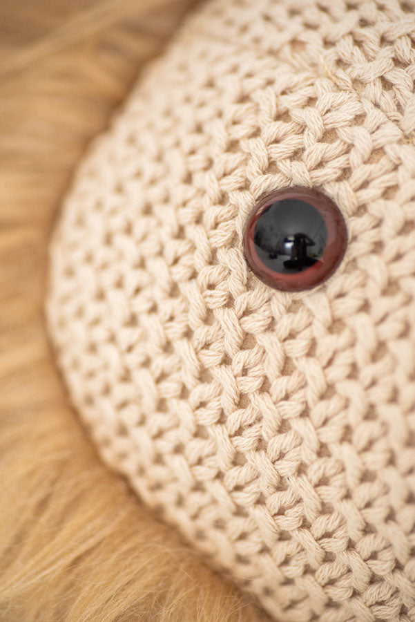 Crochetts Plüsch-Löwe | 100% Baumwolle