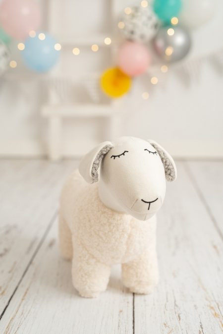 Crochetts Plüsch-Schaf | 100% Baumwolle