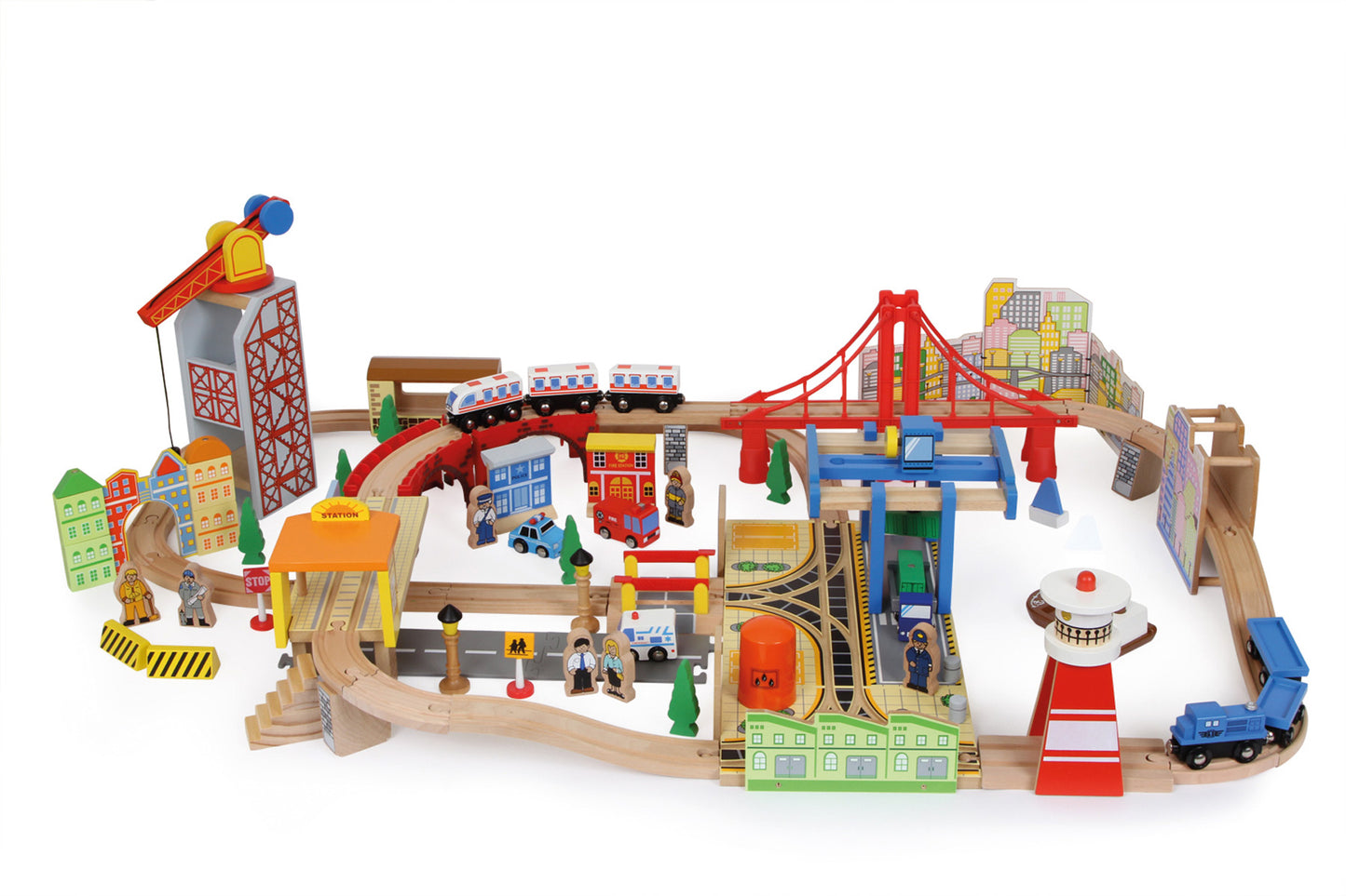 Small Foot Holzeisenbahn Hafen