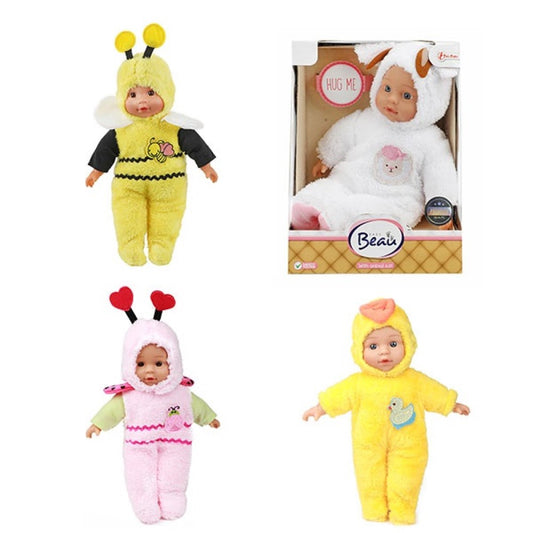 Toi-Toys Babypuppe in einem Tier-Kostüm 25 cm