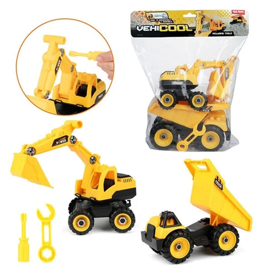Toi-Toys Baufahrzeuge Kipper Lastwagen Bagger
