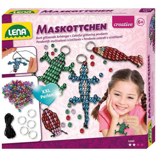 Lena Creative Maskottchen Perlen Anhänger Bastelset