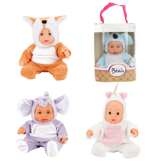Toi-Toys Babypuppe im Tierkostüm 22,5 cm