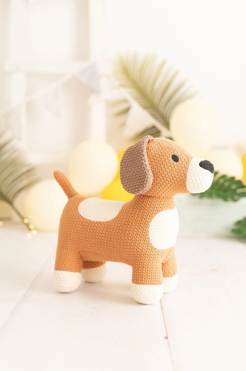 Crochetts Plüsch-Hund | 100% Baumwolle