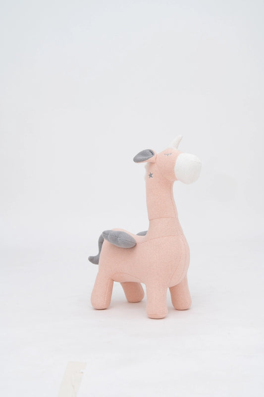 Crochetts Plüsch-Einhorn | 100% Baumwolle