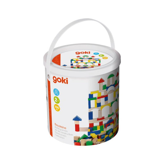 Goki 58669 - Bausteine in Tonne