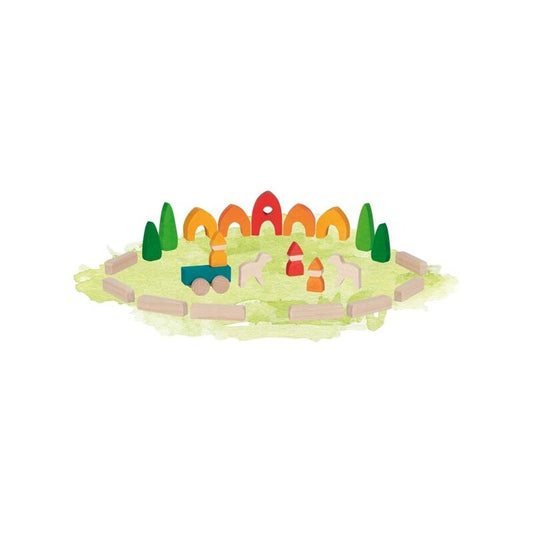 goki evolution 58365 - Bausteine Mein kleines Dorf
