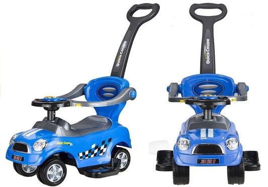 LEAN CARS Rutschwagen Rutschauto Quick Coupe BLAU Rutschauto für Kind Rutschauto Auto