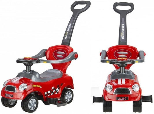 LEAN CARS Rutschwagen Rutschauto Quick Coupe ROT Rutschauto für Kinder