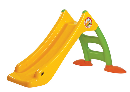 Dorex Gartenrutsche mit Leiter für Kinder Grün-Gelb 424