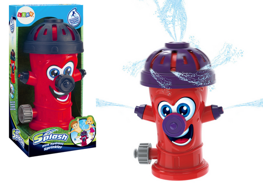 LEAN Toys Gartensprinkler, Hydrantenbrunnen für Kinder, Wassersprüher für Kinder