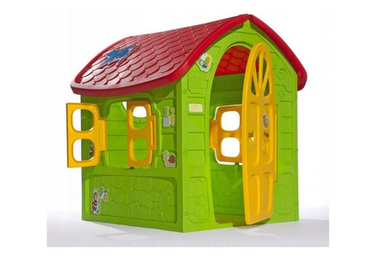 Dorex Hausgarten Set Großes Haus für Kinder 5075 Grün