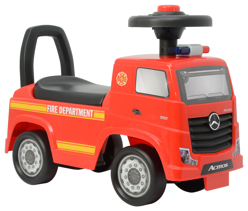 LEAN CARS Mercedes Actros Police 3316A Rotes Aufsitzfahrzeug