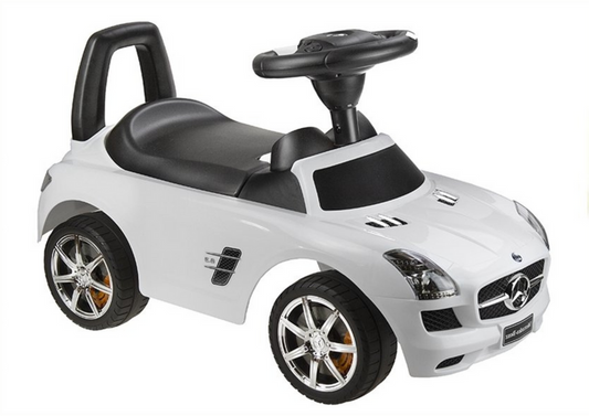 LEAN CARS Mercedes-Benz SLS AMG Weiß - Kinderrutschauto