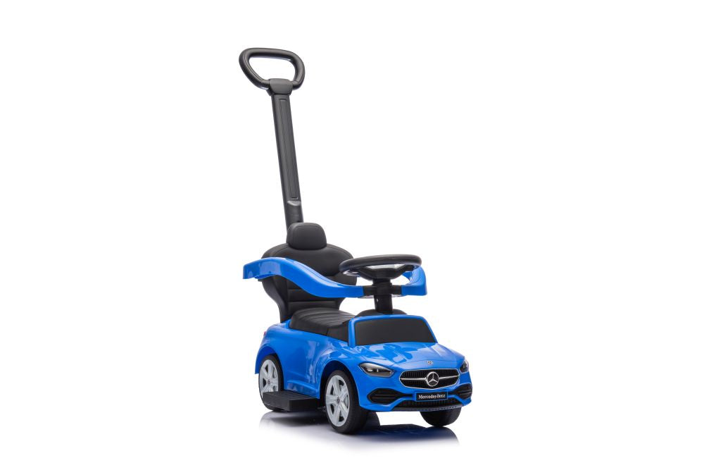 LEAN Toys Rutschauto mit Schieber Mercedes 3in1 Blau