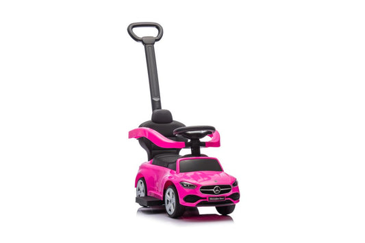 LEAN Toys Rutschauto mit Schieber Mercedes 3in1 Pink