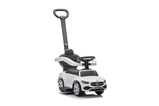 LEAN Toys Rutschauto mit Schieber Mercedes 3-in-1, Weiß