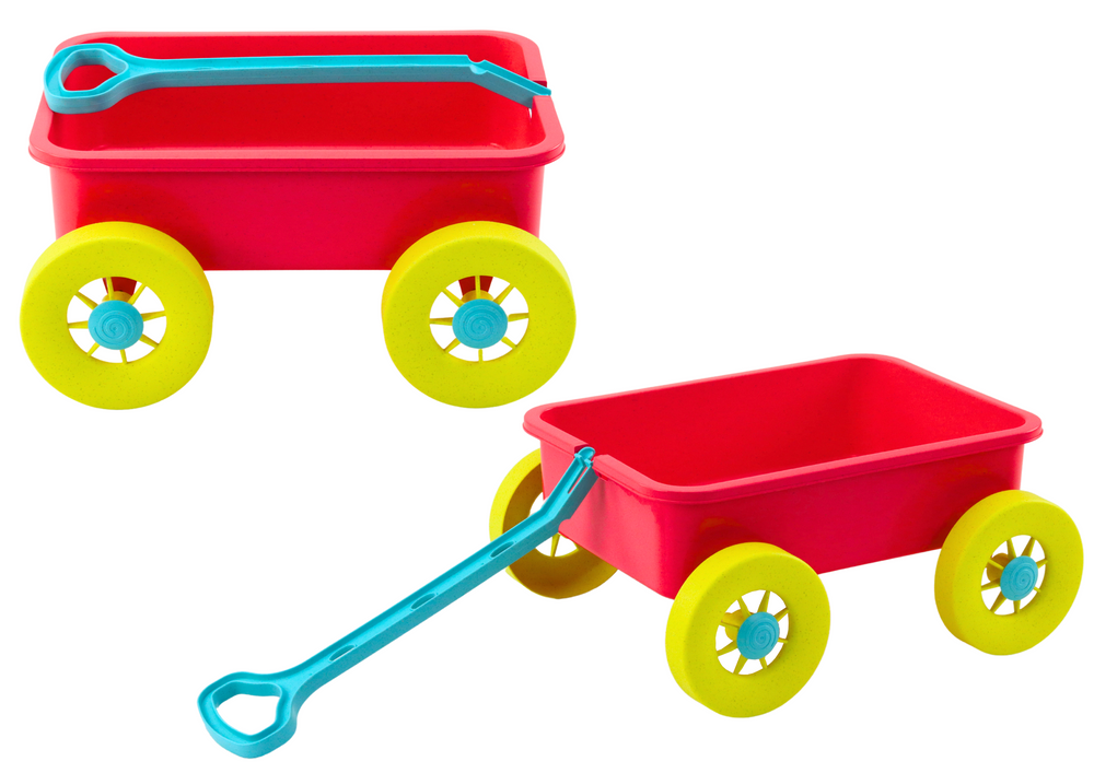 LEAN Toys Pastellrosa Sandspielzeugwagen
