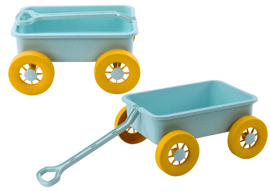 LEAN Toys Pastelltürkisfarbener Sandspielzeugwagen