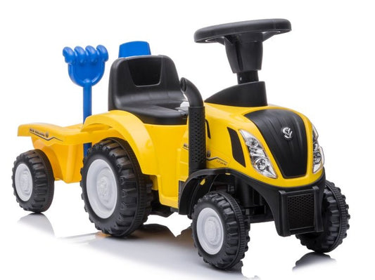 LEAN CARS Traktor 658T New Holland Gelbes Rutschfahrzeug