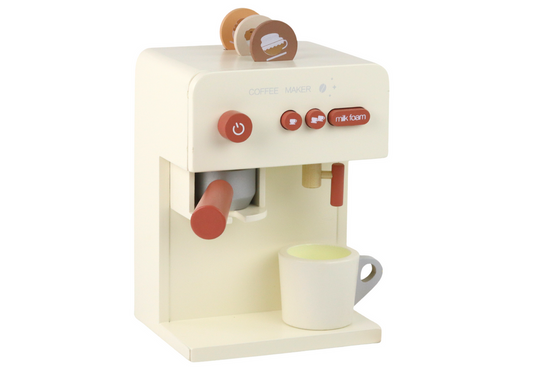 LEAN Toys Hölzerne Spielzeugtasse für Kaffeemaschine