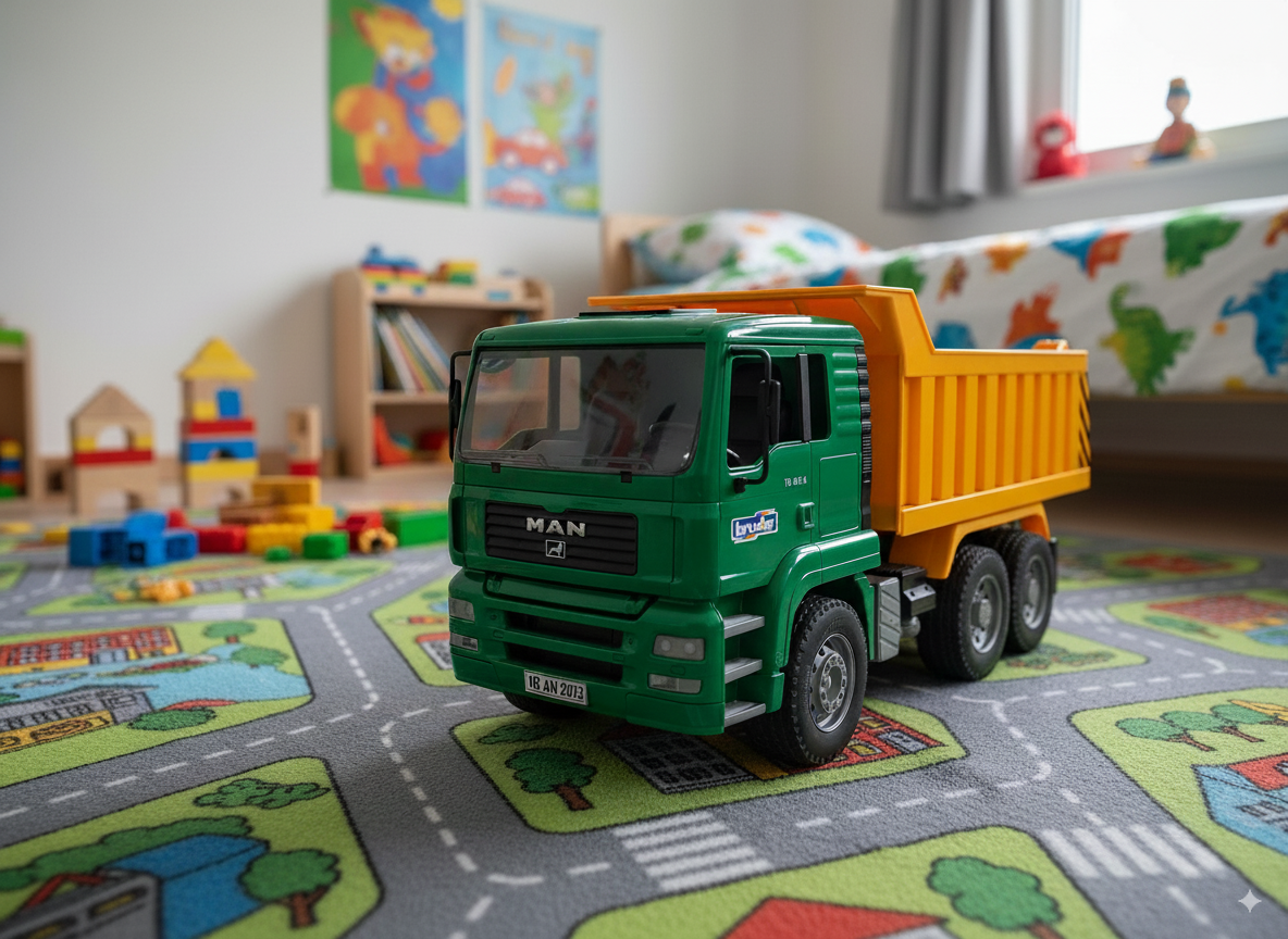 Bruder 02765 - MAN TGA LKW mit Kippmulde, 1:16
